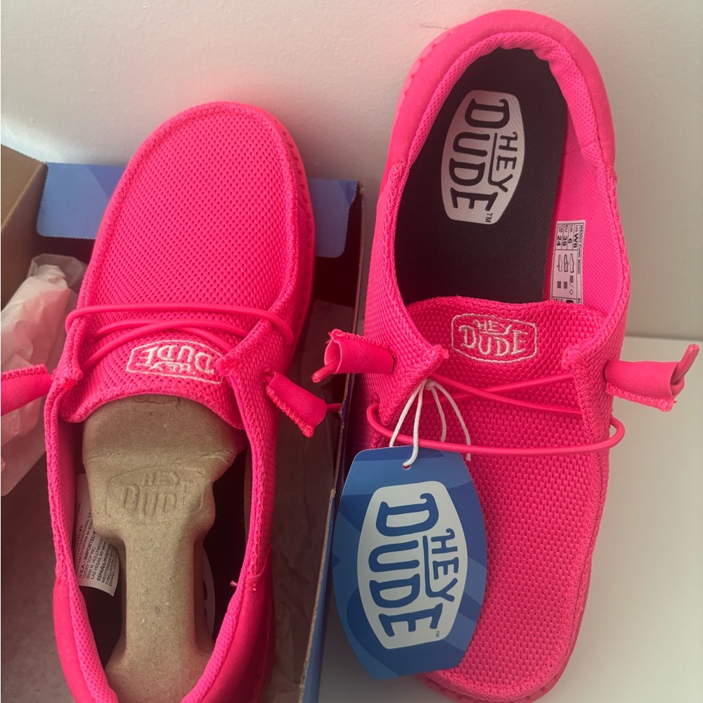 Hey Dude Neon Pink Casual Shoes